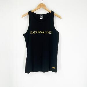Y2k Vintage HBO Madonna Live! Concert Merch Ribbed Tank Size Large